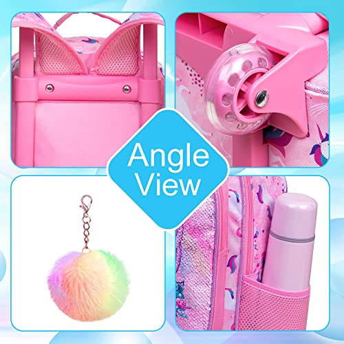 Modern Butterfly Unicorn Designer Handbag - Kids Roller Wheels