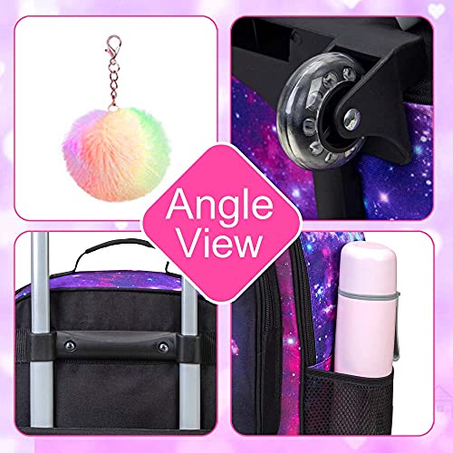 Girls' Unicorn Rolling Suitcase - Travel Carry On