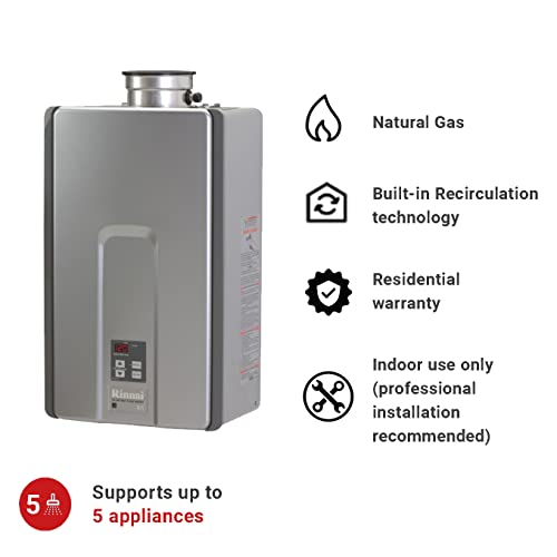 Rinnai RL94IN Tankless Hot Water Heater, Natural Gas