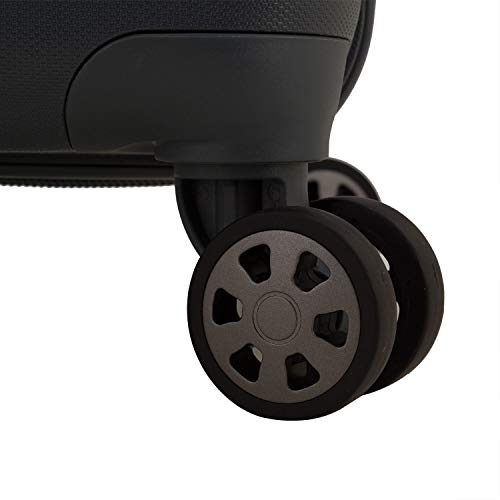 Black Pagosa Indestructible Spinner Luggage Set, 2-Piece