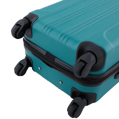 Teal Chicago Hardside Expandable Spinner Luggage, 20" Carry-On