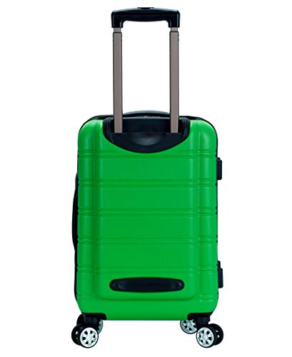 Rockland Melbourne Green Carry-On Spinner Handbag, 20-Inch