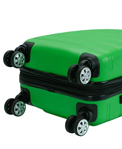 Rockland Melbourne Green Carry-On Spinner Handbag, 20-Inch