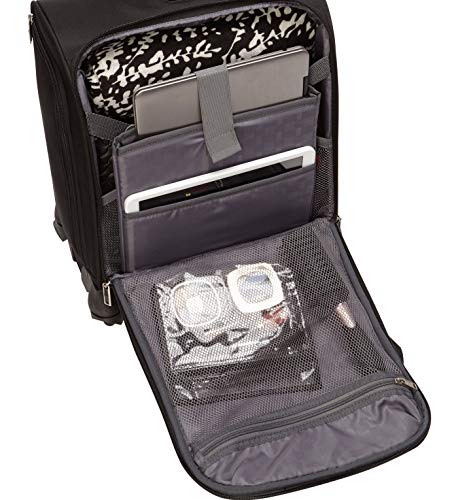 Jet Black Samsonite Spinner with USB Connection