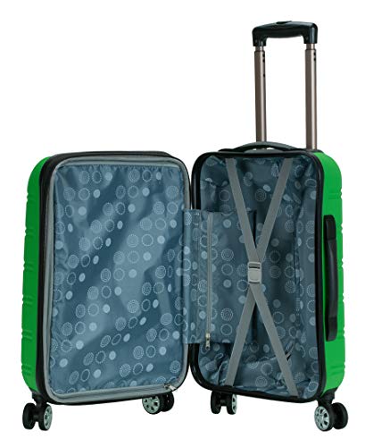 Rockland Melbourne Green Carry-On Spinner Handbag, 20-Inch