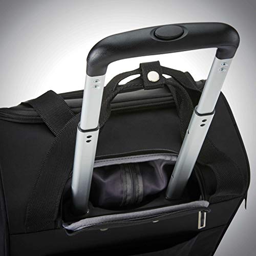 Jet Black Samsonite Spinner with USB Connection