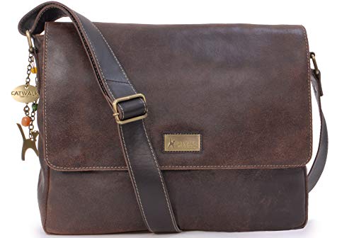 Catwalk Collection Sabine Women's Distressed Leather Bag