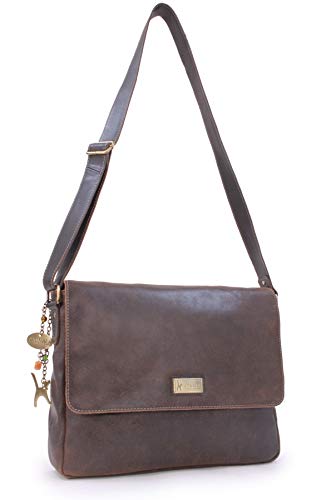 Catwalk Collection Sabine Women's Distressed Leather Bag