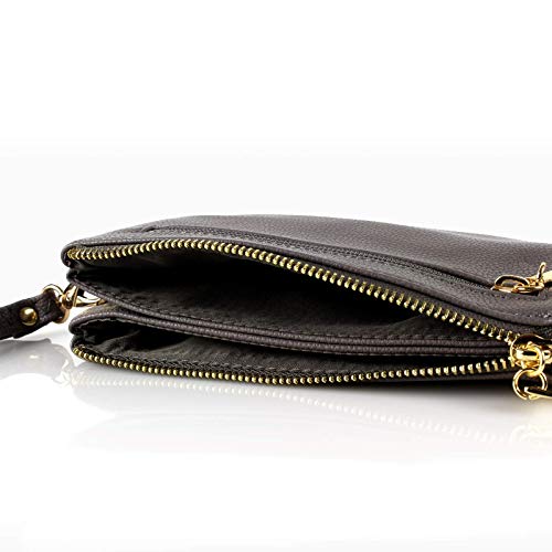 London Women's Designer Small Clutch with Adjustable Strap