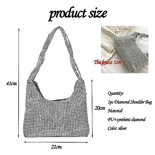 Luxury Diamond Shoulder Bag: Fashionable Evening Accessory