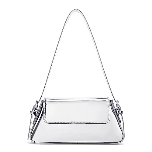 Silver Designer Evening Bag for Women - DKIIL NOIYB