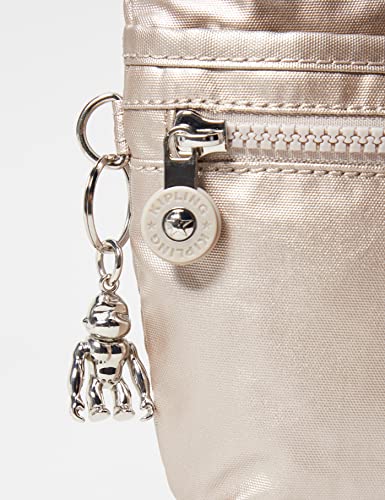 Silver Metallic Glow Kipling ARTO Women's Handbags - One Size