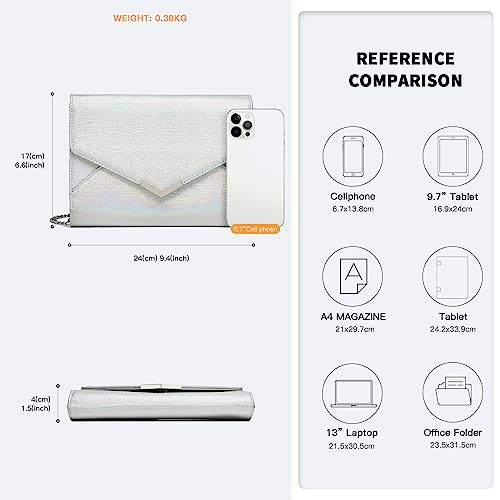 Miss Lulu Glitter Evening Bag: Elegant Designer Clutch