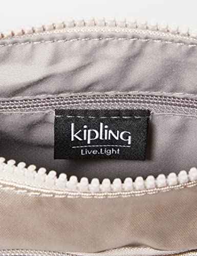 Silver Metallic Glow Kipling ARTO Women's Handbags - One Size