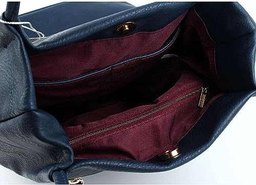 Women's Designer Vegan Leather Shoulder Bag (Silver)