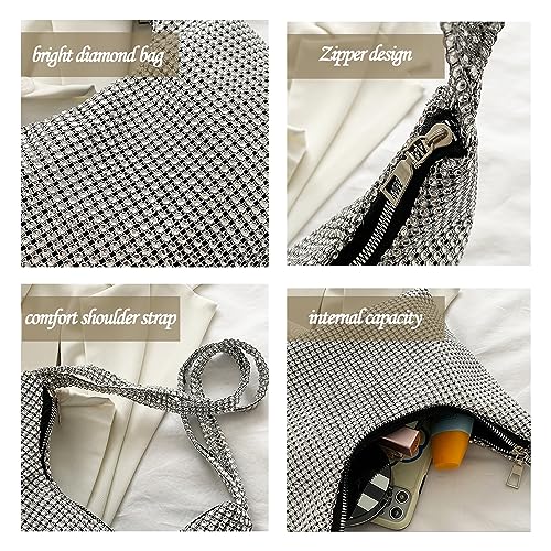 Luxury Diamond Shoulder Bag: Fashionable Evening Accessory
