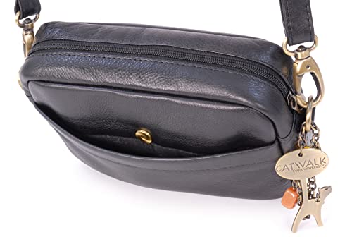 Designer Handbags - Small Leather Cross Body Bag