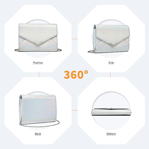 Miss Lulu Glitter Evening Bag: Elegant Designer Clutch