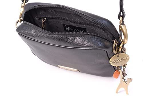 Designer Handbags - Small Leather Cross Body Bag