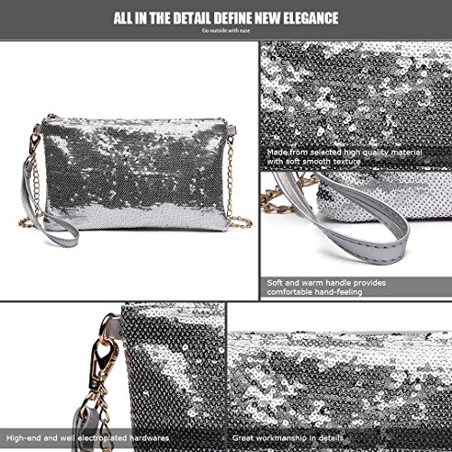 Sparkling Miss Lulu Crossbody Clutch for Evening Parties