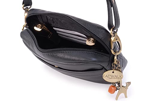 Designer Handbags - Small Leather Cross Body Bag