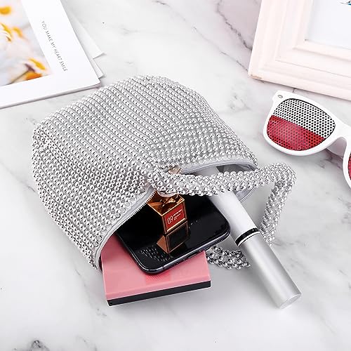 Simarro Sparkly Rhinestone Evening Bag Clutch for Women