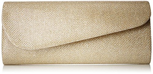 Damara Women's Glitter Clutch - Gold