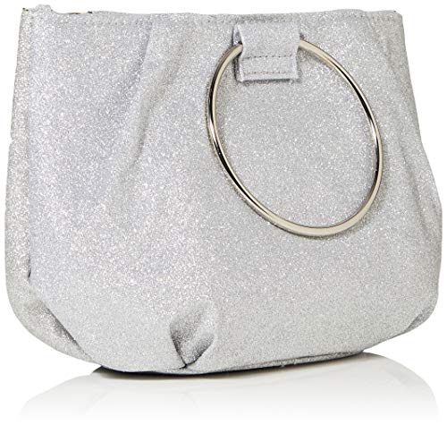 Silver Oregon Clutch Bag - Designer Handbag for Women