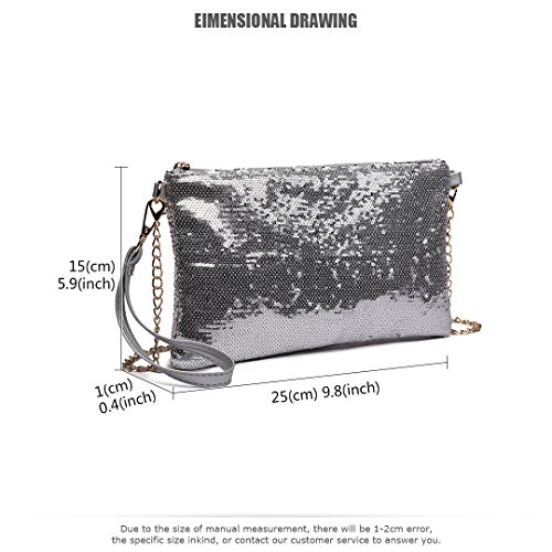 Sparkling Miss Lulu Crossbody Clutch for Evening Parties