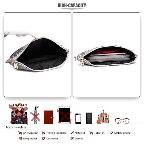 Sparkling Miss Lulu Crossbody Clutch for Evening Parties