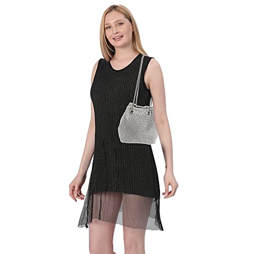 wiwsi Crystal Rhinestone Evening Purse for Weddings