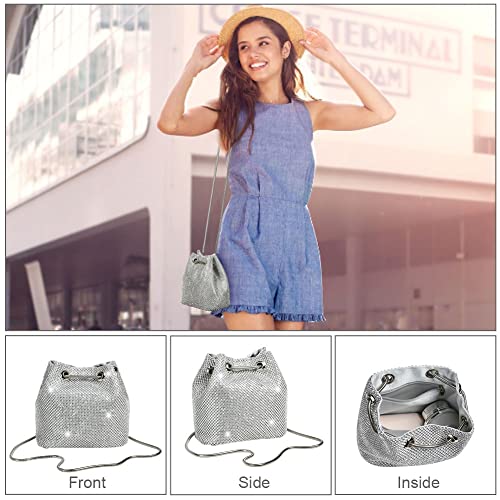 Rhinestone Bucket - Fashion Women's Crystal Designer Handbag