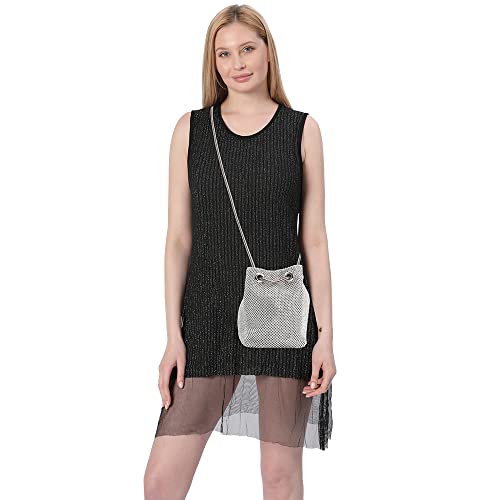 wiwsi Crystal Rhinestone Evening Purse for Weddings