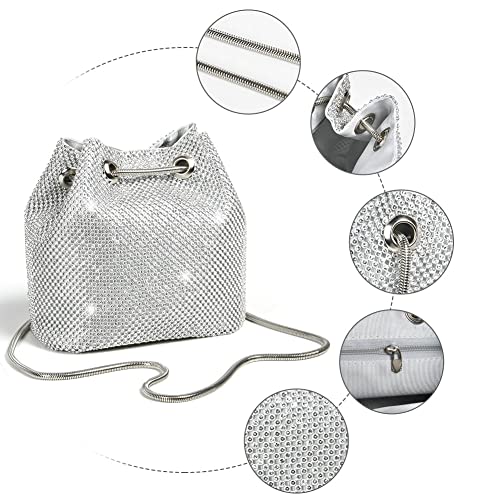 Rhinestone Bucket - Fashion Women's Crystal Designer Handbag