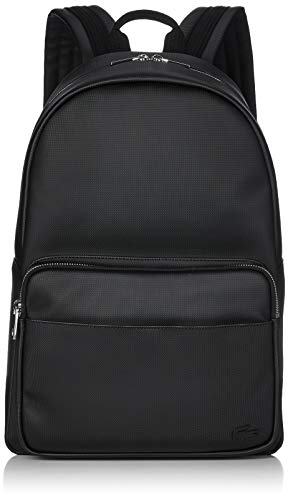 Classic Black Lacoste Men's Designer Backpack