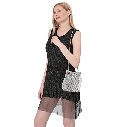 wiwsi Crystal Rhinestone Evening Purse for Weddings