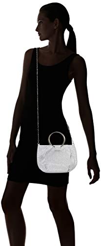 Silver Oregon Clutch Bag - Designer Handbag for Women