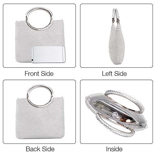 Crystal Rhinestone Evening Clutches: Perfect Wedding Handbag