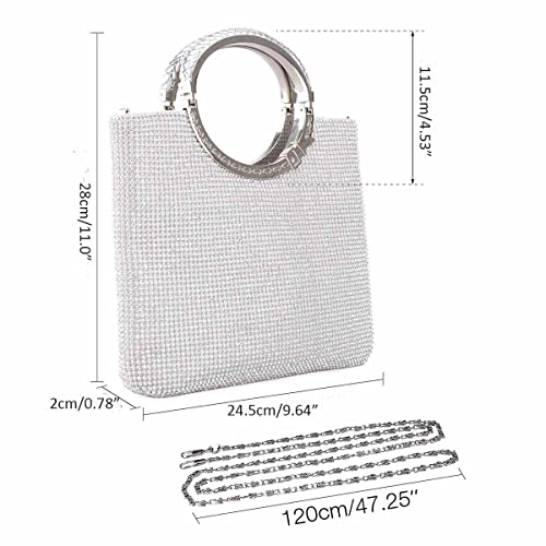 Crystal Rhinestone Evening Clutches: Perfect Wedding Handbag