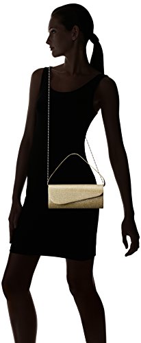 Damara Women's Glitter Clutch - Gold