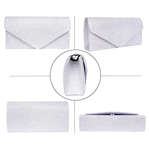 Larcenciel Sparkly Envelope Clutch: Stylish Evening Handbag