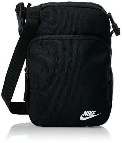 NIKE Nk Heritage SMIT - Gym Bag - Black/(White)