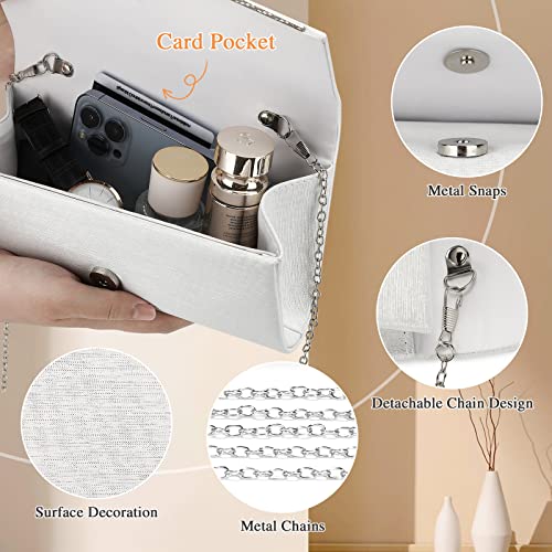 BAIGIO Elegant Sparkly Wedding Clutch Purse