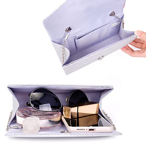 Larcenciel Sparkly Envelope Clutch: Stylish Evening Handbag