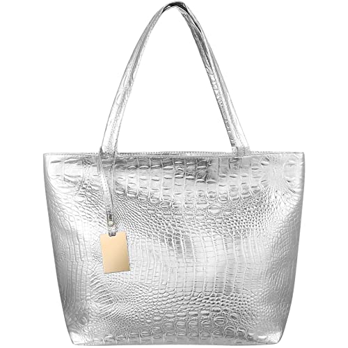ABOOFAN Designer Tote: Large PU Shoulder Bag