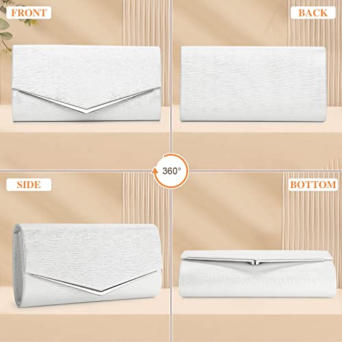 BAIGIO Elegant Sparkly Wedding Clutch Purse