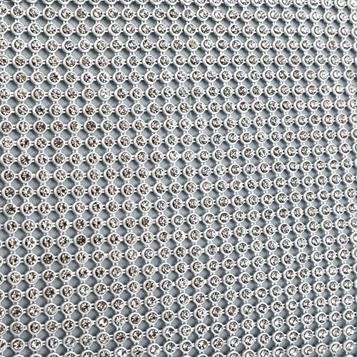 Elegant Rhinestone Clutch for Party - Silver