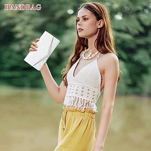 BAIGIO Elegant Sparkly Wedding Clutch Purse