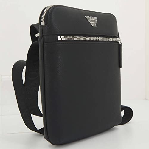 Armani men's black crossbody bags