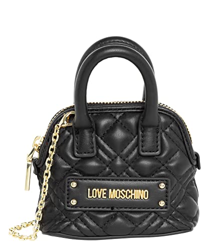 Love Moschino mini black designer handbag for women